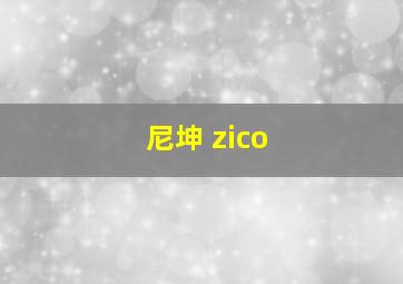 尼坤 zico